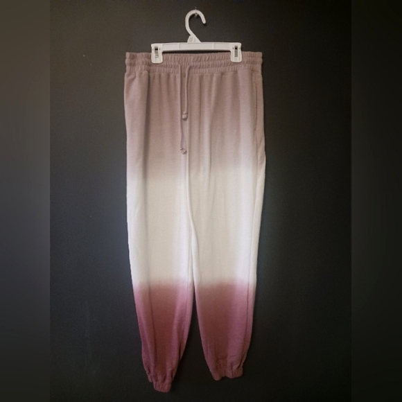 KNOX ROSE WOMEN'S MEDIUM MULTICOLORED PINK JOGGERS - Picture 1 of 3